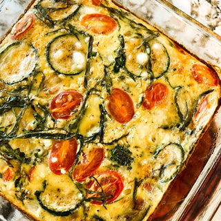 Garden Veggie Crustless Quiche