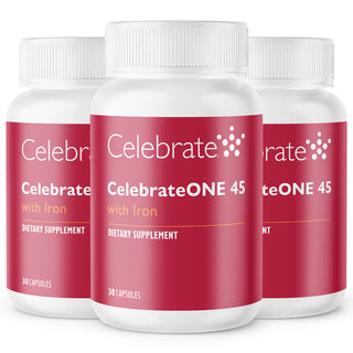 CelebrateONE 45 Once Daily Bariatric Multivitamin with Iron, Capsules