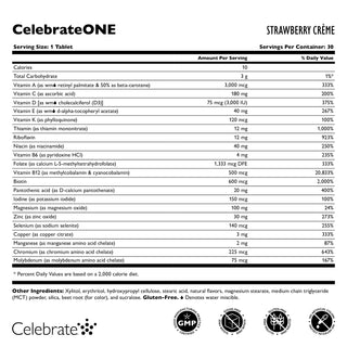 CelebrateONE Bariatric One A Day Multivitamin жевательная, без железа 