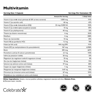 Multiwitamina bariatryczna bez Żelazo, Kapsułki