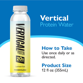Vertical Clear Protein Water